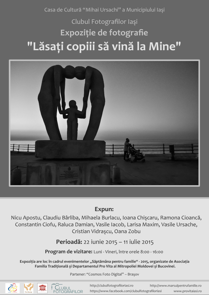 Lasati copiii sa vina la Mine - Afis - Casa de cultura